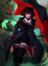 digital illustrarion: humanization of my pony oc she is lying on a soft cloud-shaped surface, eating chips and watching TV